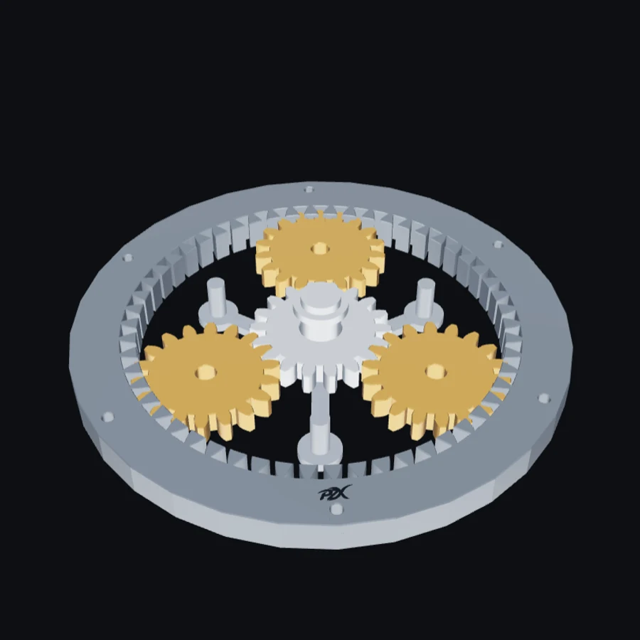 Planetary Gearset — 18 : 18 : 54, three planets