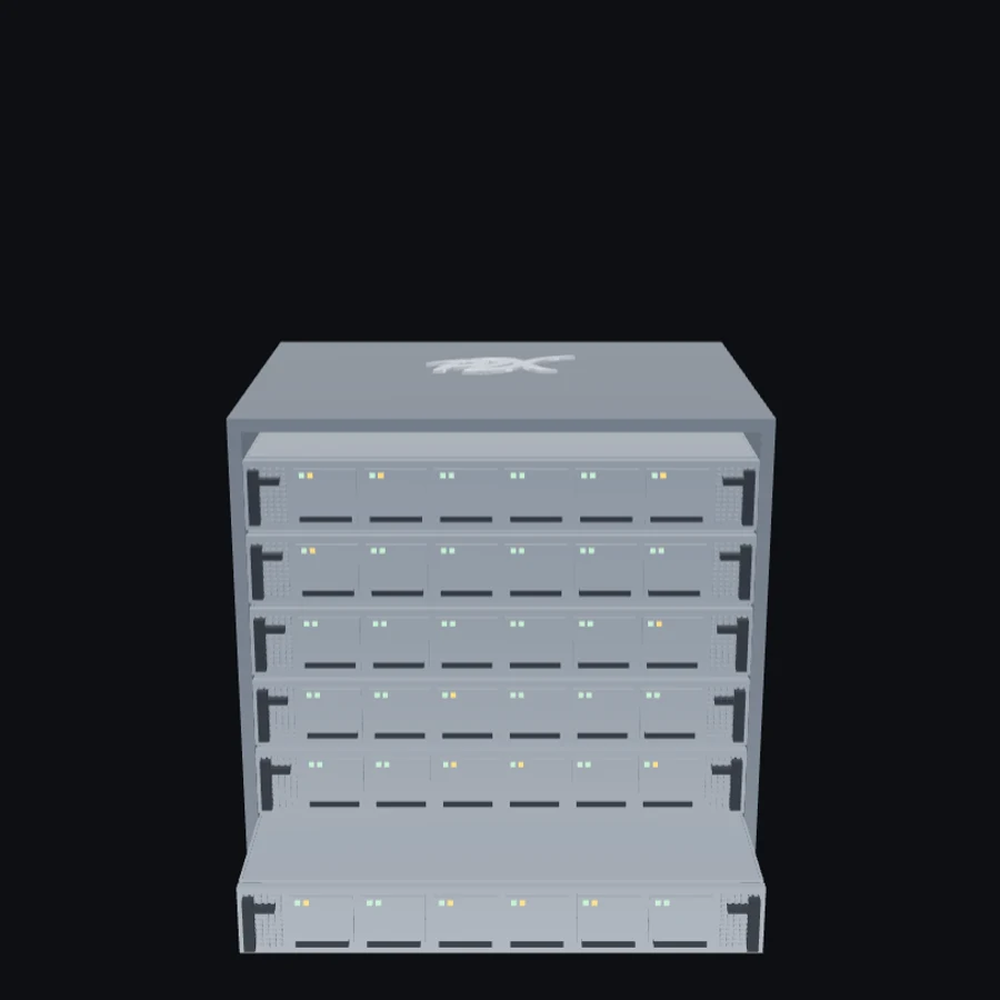 Blade Enclosure — Six blades, hot-swap